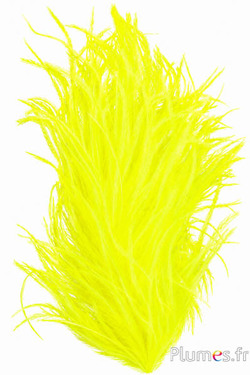 Struzzo ciocca - 10 cm - giallo vivo